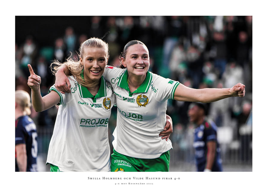 Smilla Holmberg och Vilde Hasund Hammarby 2025-12