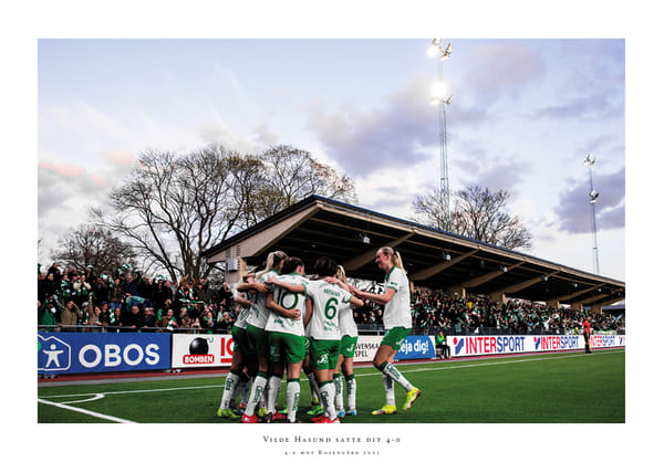 Poster Vilde Hasund Mål Hammarby 2025