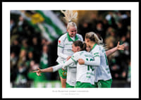 Julie Blakstad, Smilla Vallotto, Emilie Joramo och Ellen Wangerheim Hammarby 2025-0