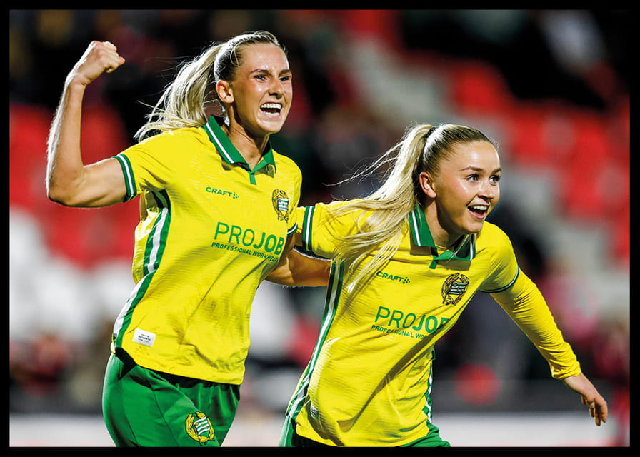 Ellen Wangerheim Och Anna Josendal Hammarby UEFA Women's Europa Cup 2025-12