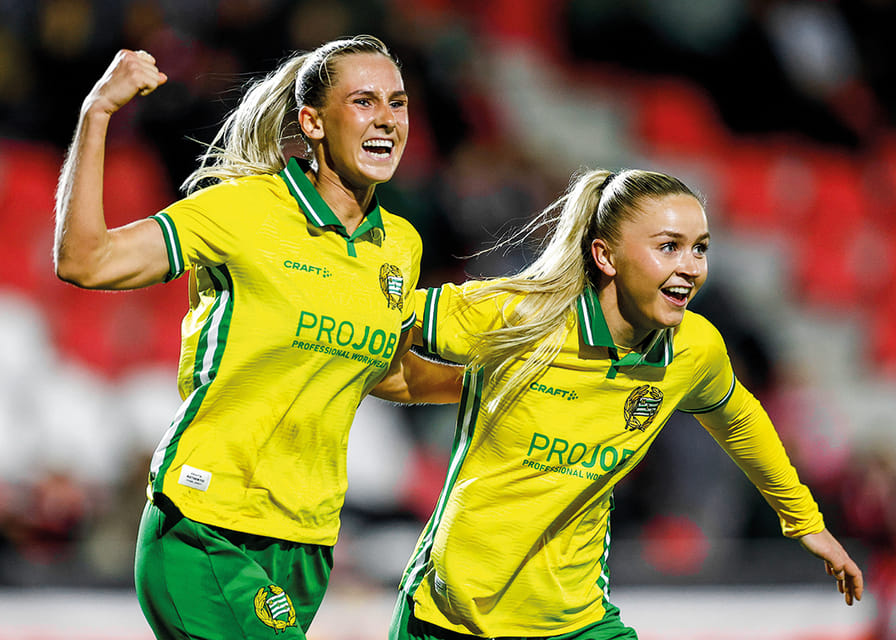 Ellen Wangerheim Och Anna Josendal Hammarby UEFA Women's Europa Cup 2025-12