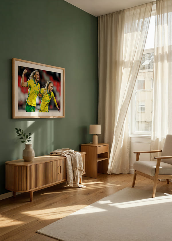 Poster Ellen Wangerheim Och Anna Josendal Hammarby UEFA Women's Europa Cup 2025 crossfade