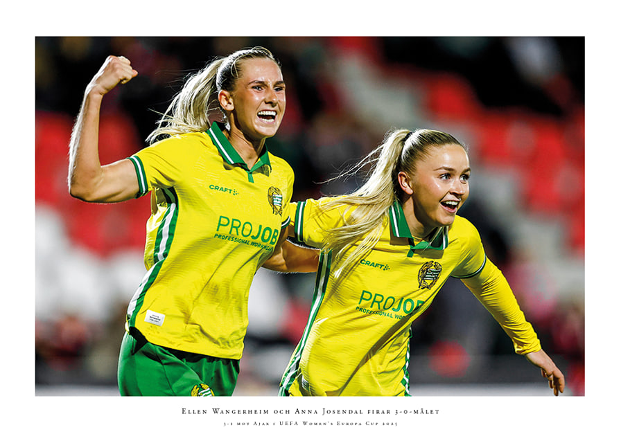 Ellen Wangerheim Och Anna Josendal Hammarby UEFA Women's Europa Cup 2025-12