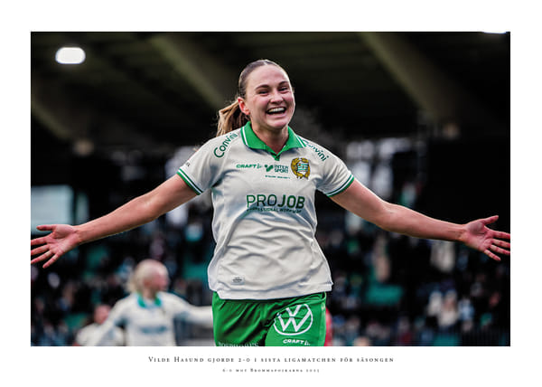 Poster Vilde Hasund Hammarby 2025