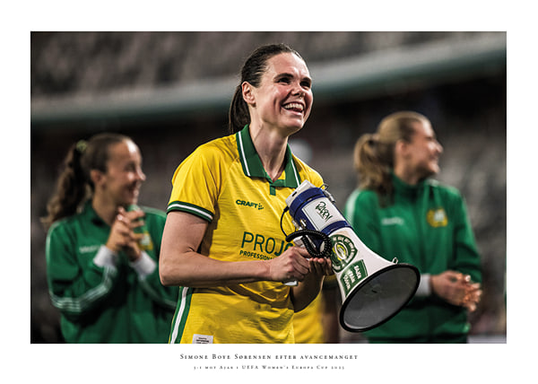 Poster Simone Boye Sørensen Hammarby UEFA Women's Europa Cup 2025