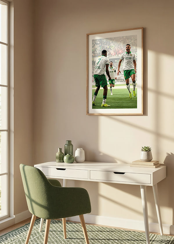 Poster Paulos Abraham och Jusef Erabi Hammarby 2025 crossfade