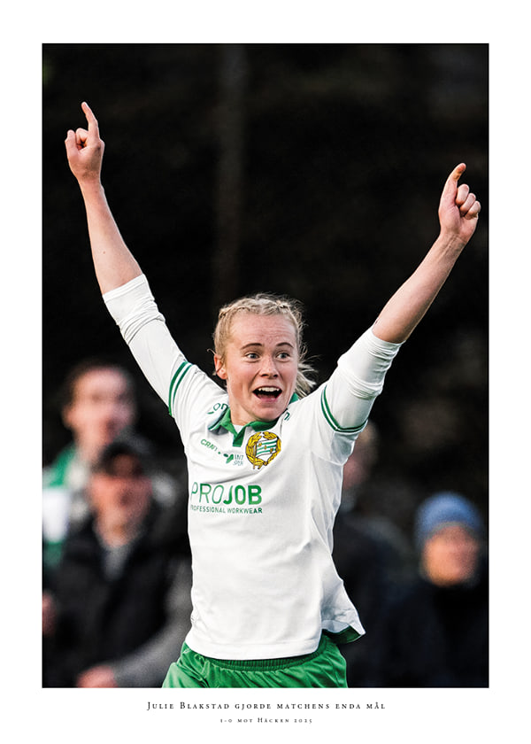 Poster  Julie Blakstad Hammarby 2025 No4