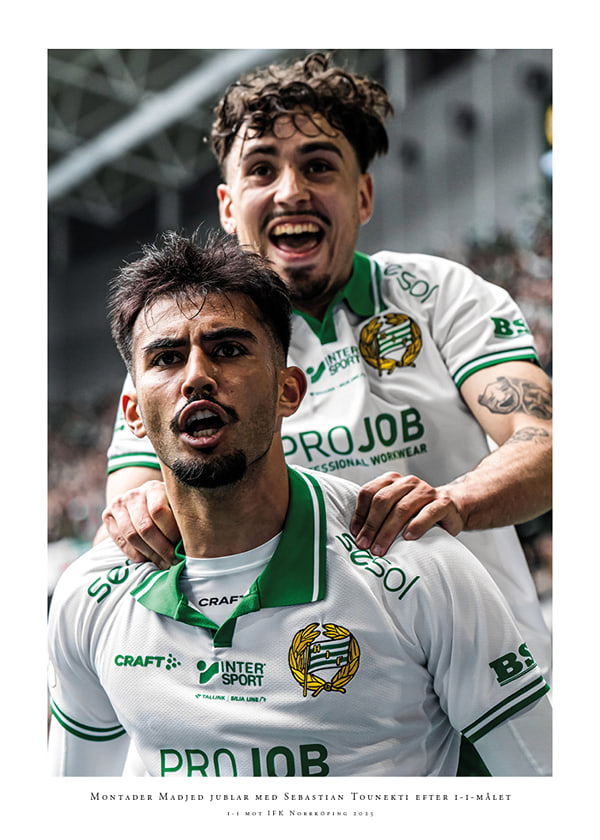 Poster Montader Madjed Och Sebastian Tounekti Hammarby 2025