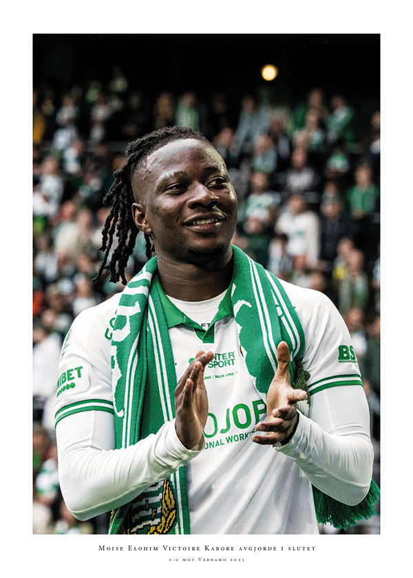 Poster Moise Elohim Victoire Kabore Hammarby 2025