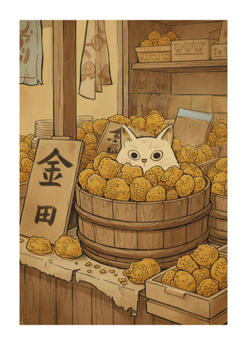 Plakat Purrfectly Surprised