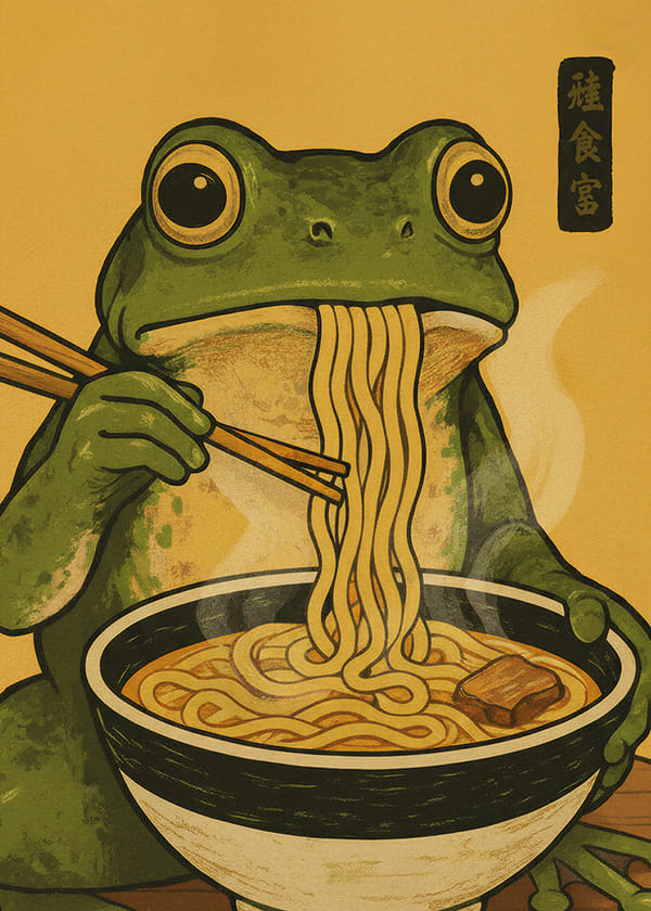 Poster Frog Feast