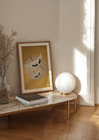 Graceful cranes soar towards a golden horizon.-8