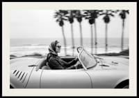 Classic car ride in a Porsche 550 Spyder along the coast gives a sense of freedom and style.-2