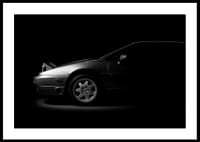 A Lotus Esprit shrouded in shadows exudes dramatic elegance.-2