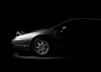 Een Lotus Esprit gehuld in schaduwen straalt een dramatische elegantie uit.-3