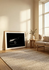 Een Lotus Esprit gehuld in schaduwen straalt een dramatische elegantie uit.-4