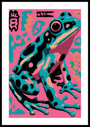 Poster Pop Art Frog