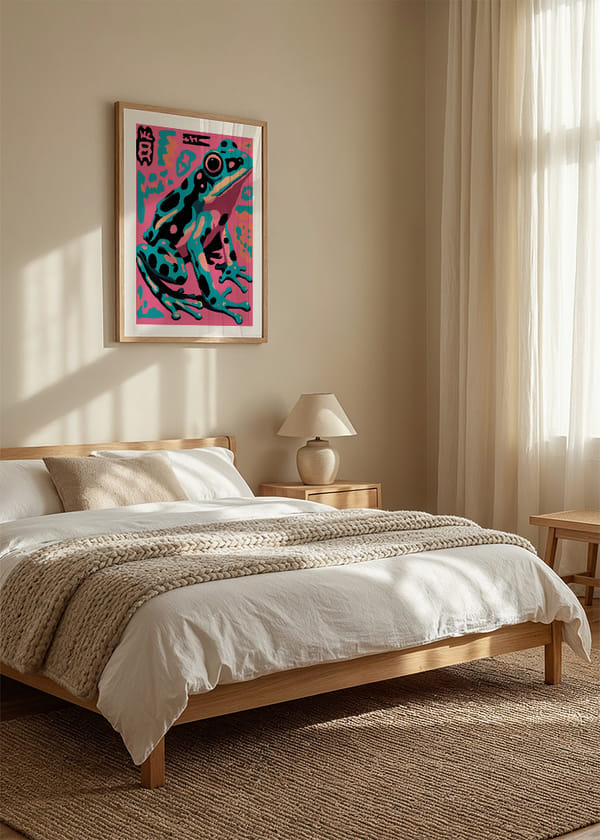 Poster Pop Art Frog crossfade