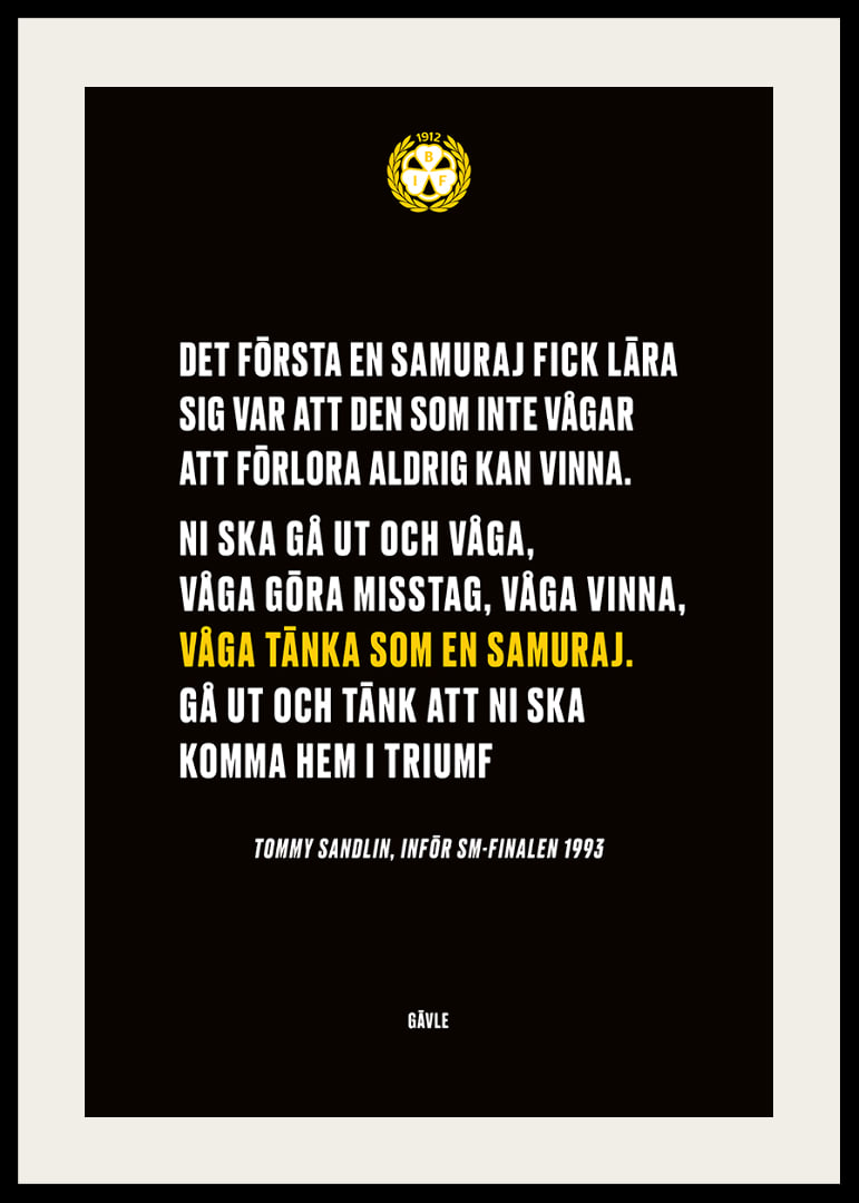 Våga Tänka Som En Samuraj Brynäs-12