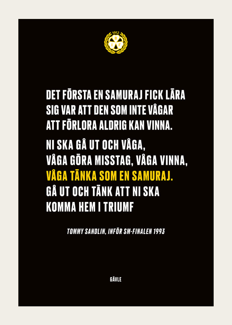 Våga Tänka Som En Samuraj Brynäs-12