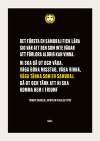 Våga Tänka Som En Samuraj Brynäs-3