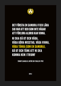Våga Tänka Som En Samuraj Brynäs-5