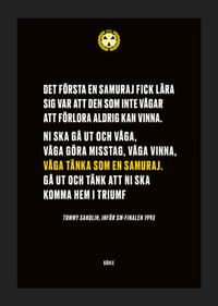 Våga Tänka Som En Samuraj Brynäs-5
