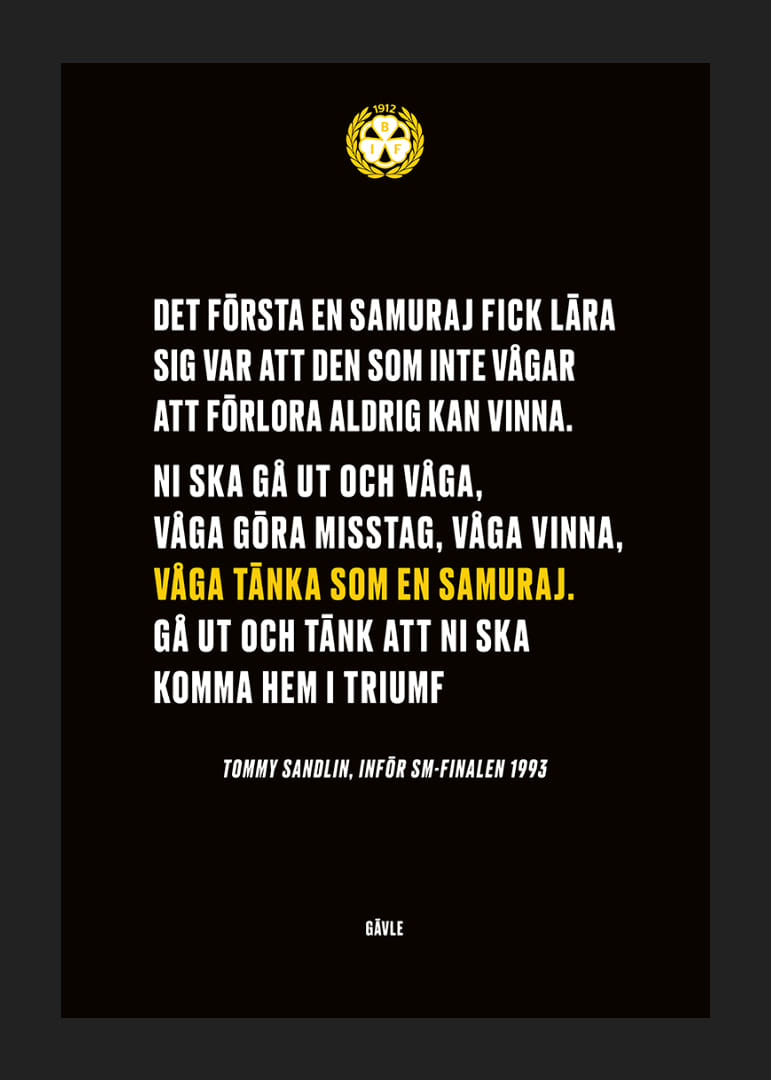 Våga Tänka Som En Samuraj Brynäs-12