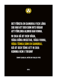 Våga Tänka Som En Samuraj Brynäs-1