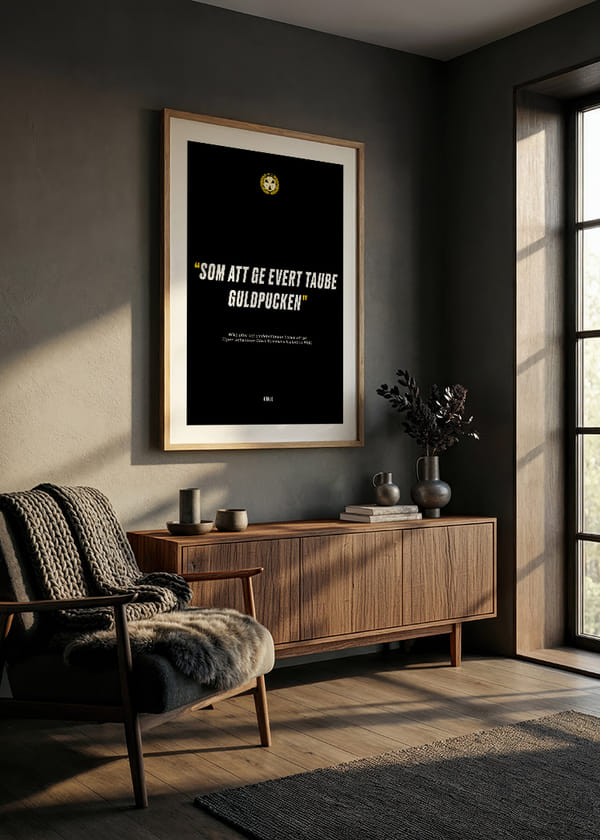 Poster Evert Taube Brynäs crossfade