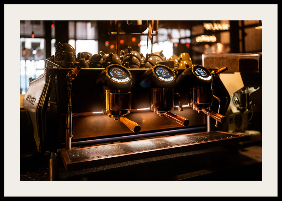 A magical coffee moment captured in golden light.-12