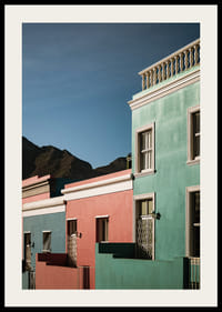 Colorful houses in sharp contrast to the silhouette of the mountains.-4