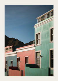 Colorful houses in sharp contrast to the silhouette of the mountains.-5
