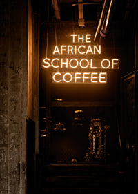 Neon signs in the dark add mystery and coffee culture.-7