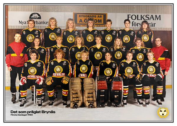 Poster Första Damlaget 1980