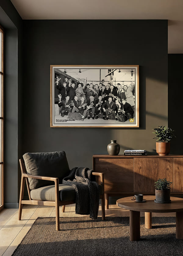 Poster Första SM-Guldet 1964 crossfade