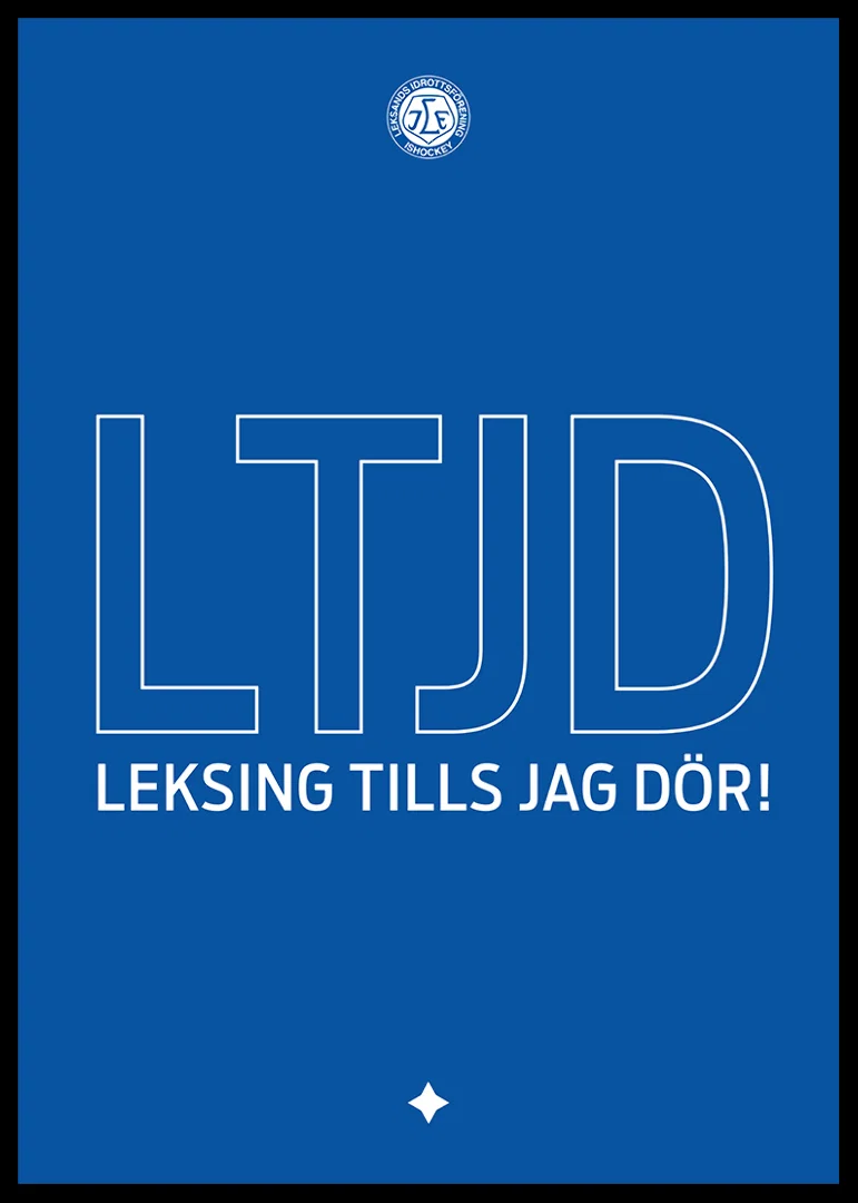 LTJD - Leksings Tills Jag Dör Leksands IF Blå-12