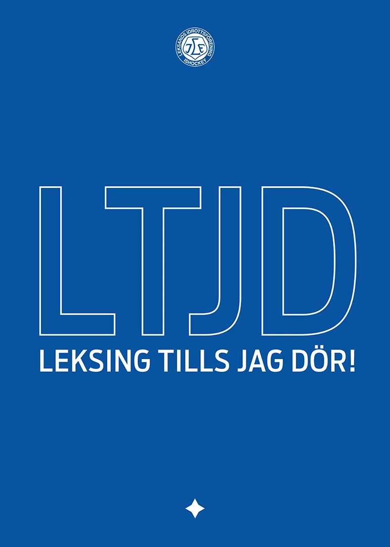 LTJD - Leksings Tills Jag Dör Leksands IF Blå-12