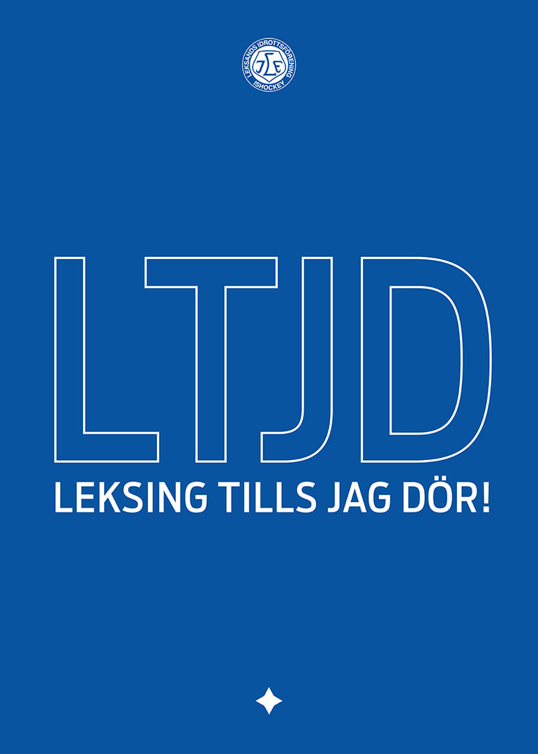 LTJD - Leksings Tills Jag Dör Leksands IF Blå-12