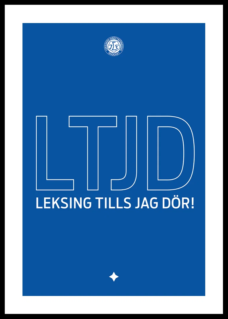 LTJD - Leksings Tills Jag Dör Leksands IF Blå-12