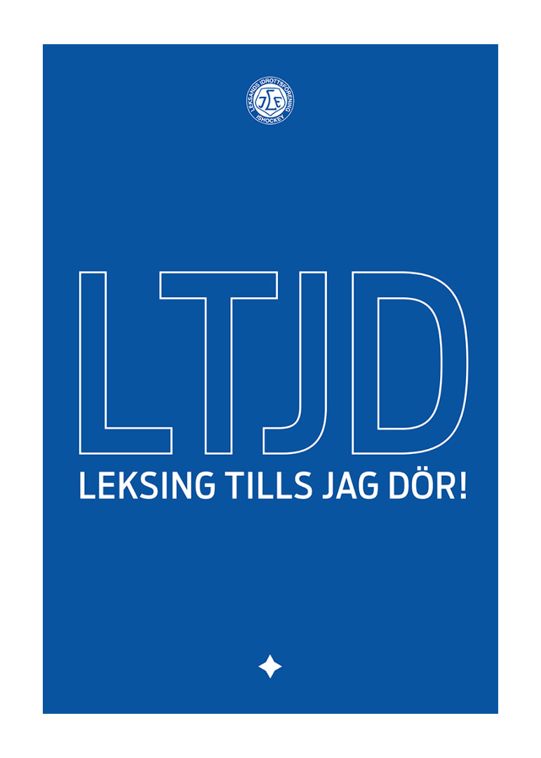 LTJD - Leksings Tills Jag Dör Leksands IF Blå-12