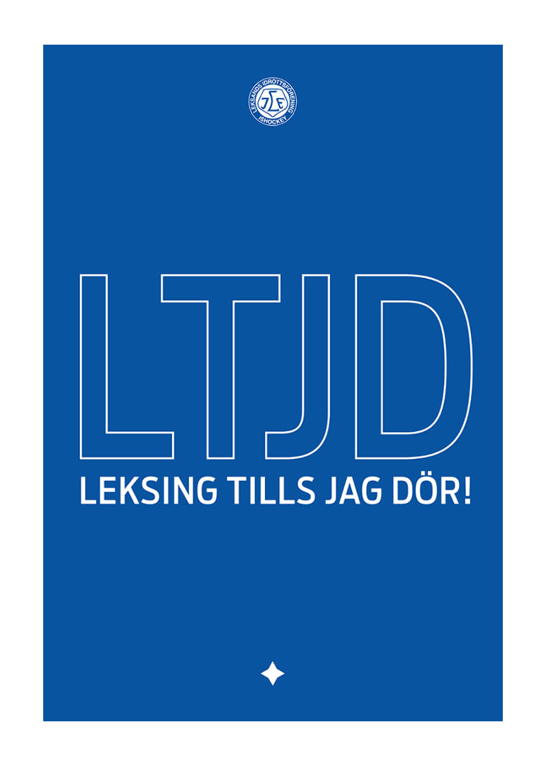 LTJD - Leksings Tills Jag Dör Leksands IF Blå-12