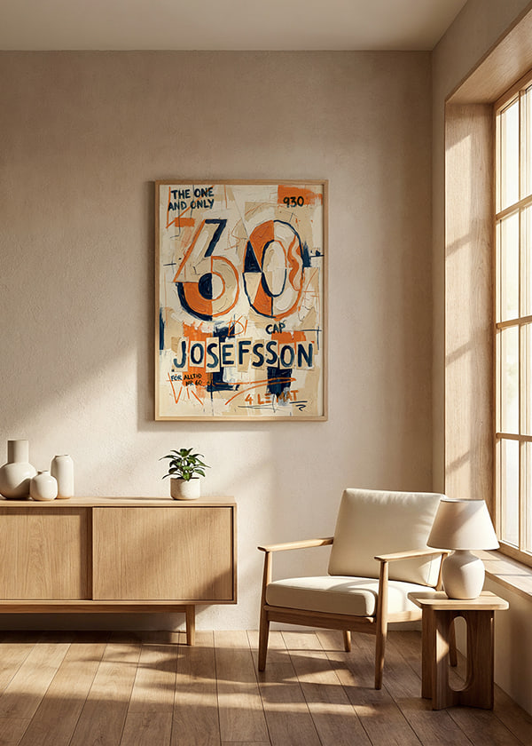 Poster Konsttavla Erik Josefsson Nr 60  crossfade