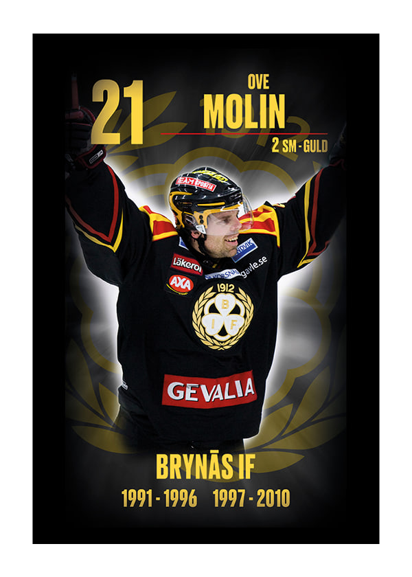 Poster Ove Molin Hedringsvepa Brynäs