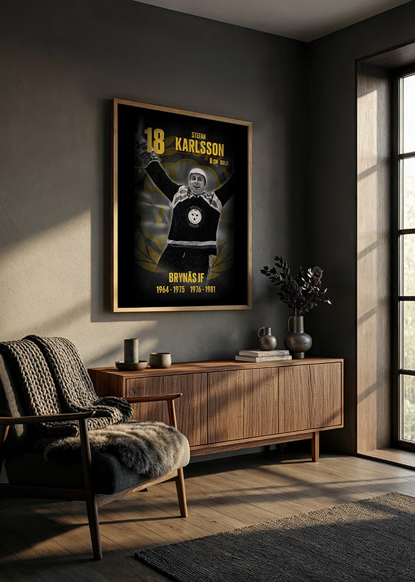 Poster Stefan Karlsson Hedringsvepa Brynäs crossfade