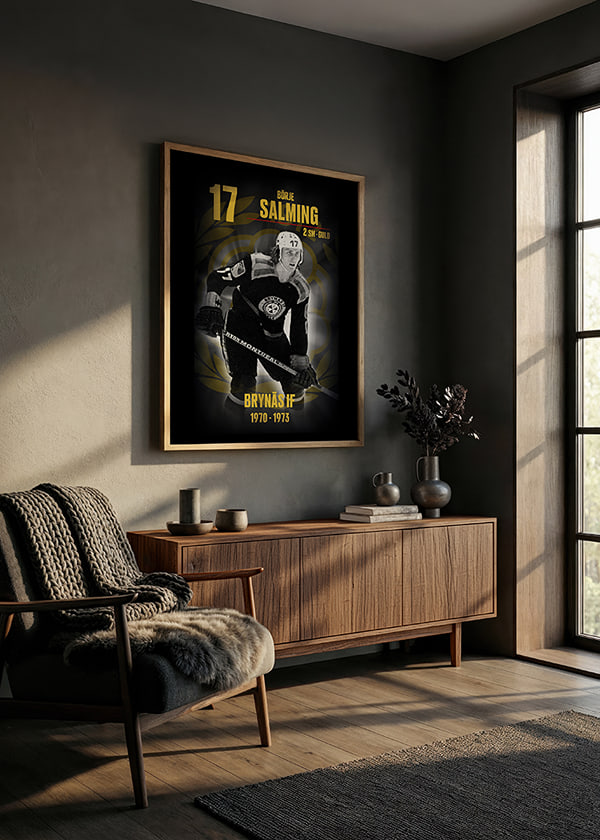 Poster Börje Salming Hedringsvepa Brynäs crossfade