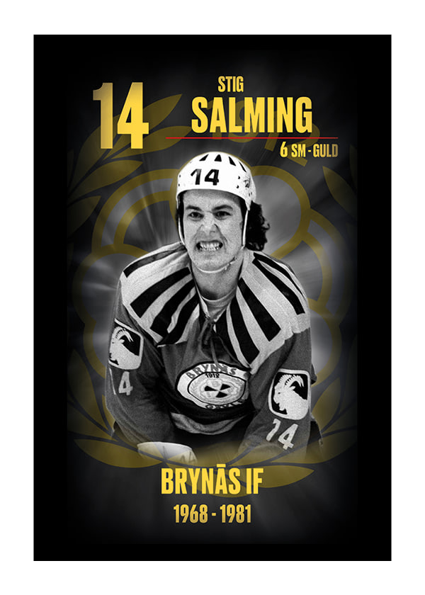 Poster Stig Salming Hedringsvepa Brynäs