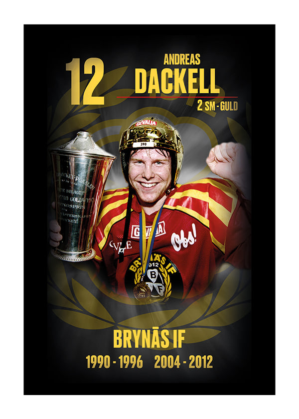 Poster Andreas Dackell Hedringsvepa Brynäs
