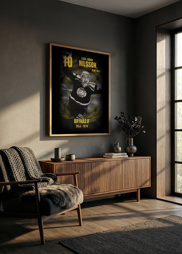Poster Lars-Göran Nilsson Hedringsvepa Brynäs crossfade