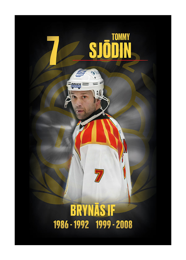 Poster Tommy Sjödin Hedringsvepa Brynäs